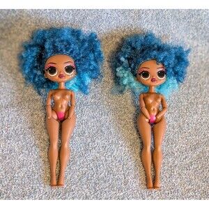 LOL Surprise OMG Jams Fashion Doll Set Of Two Articulated Nude Missing Hands